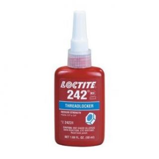 Loctite 242 Medium Strength Threadlocker, 50 mL Bottle, Blue Threadlocking Adhesives
