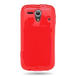 CoverON(TM) Flexible RED TPU Soft Cover Case for KYOCERA C5215 HYDRO EDGE [WCS241] Cell Phones & Accessories