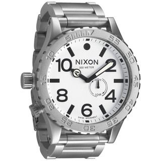 Nixon Men's 51 30 A0571166 00 Silver Stainless Steel Swiss Quartz Watch Nixon Men's Nixon Watches