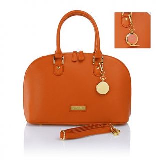 JOY & IMAN 21 Section Luxe Genuine Leather Handbag & Pocket Watch