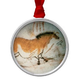Cave drawings Lascaux French Prehistoric Drawings Christmas Ornament