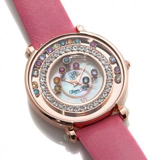 Victoria Wieck 2.03ct Multicolor Gemstone Shaker Watch