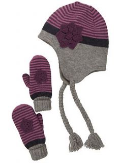 manty hat and mitten set by ben & lola