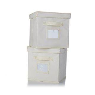 Origami Bookshelf Storage Bins   2 pack