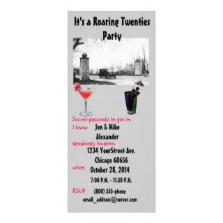 Roaring Twenties Theme Party Invite