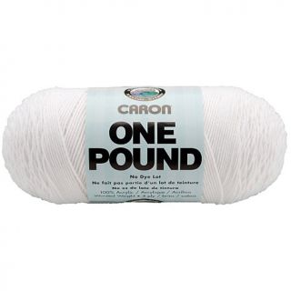 Caron Natura 4 Play Acrylic Yarn, 1 lb   White