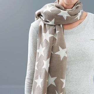 cashmere star scarf by willowcashmere