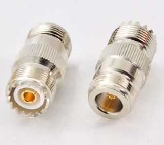 RF coaxial coax adapter N female to UHF female SO 239 SO239 connector Computers & Accessories