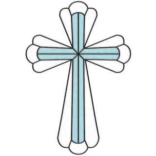 Brewster Home Fashions Peel and Stick Window Decor Baby Cross Decals