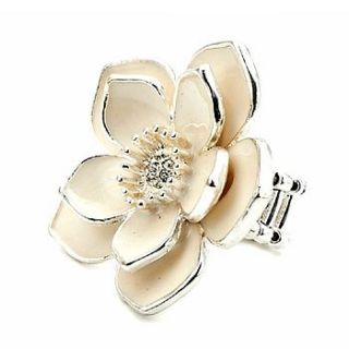 flower cocktail ring by cherry & joy