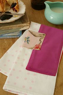 set of two collection napkins by catherine hammerton