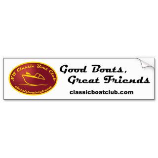 NW Classic Boat Club Bumper Sticker
