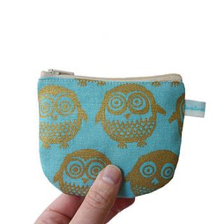 golden owl little coin purse by custom made