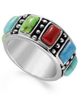 Sterling Silver Ring, Multi Stone Band (4 1/2 ct. t.w.)   Rings   Jewelry & Watches