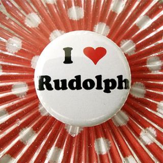 rudolph christmas badge by edamay