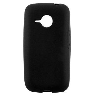 CommonByte BLACK RUBBER GEL SILICONE SOFT SKIN CASE COVER FOR VERIZON HTC DROID ERIS Cell Phones & Accessories