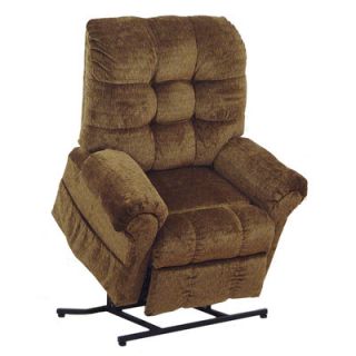 Catnapper Omni Powr Lift Full Lay Out Chaise Recliner in Thistle