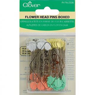 Clover Flower Head Pins   100 pack