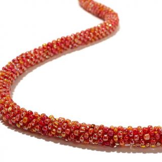 Himalayan Gems™ Beaded Potay Glitter 24 1/4" Necklace