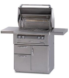 Alfresco Alfesco 36" Deluxe Cart Grill With Integrated Rotisserie Alx236Cd Natural Gas  Freestanding Grills  Patio, Lawn & Garden