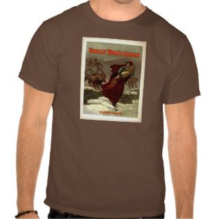 Uncle Tom's Cabin, 'Eliza's Escape' Vintage Theate Tee Shirts