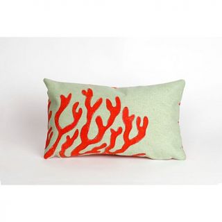 Liora Manné Visions Ii Coral Pillow   Red