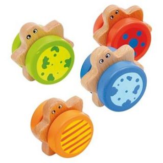 wooden rattle turtle toy by sleepyheads