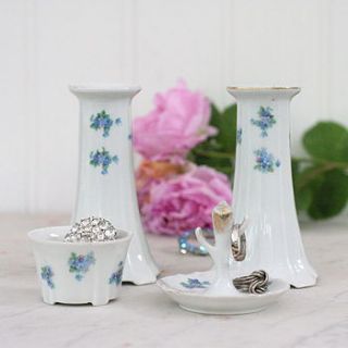 forget me not vintage dressing table set by magpie living