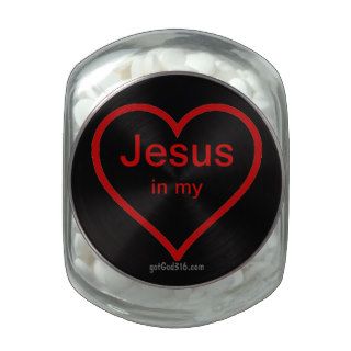 Jesus in my heart gotGod316 Mints Glass Candy Jar