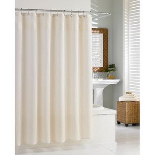 Cotton Waffle Natural Shower Curtain Shower Curtains