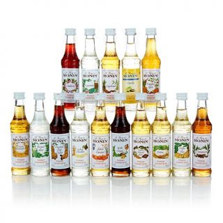 Monin Gourmet Flavorings 15 piece Holiday Collection