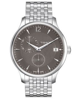 Tissot Watch, Mens Swiss Tradition Stainless Steel Bracelet 42mm T0636391106700   Watches   Jewelry & Watches