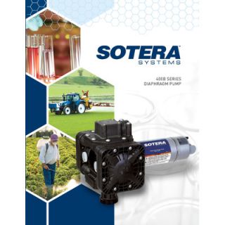 Sotera Series 400B Dual Diaphragm Chemical Transfer Pump with 12V DC