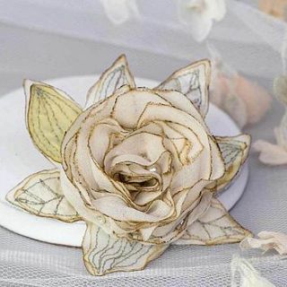 vintage inspired silk rose by ewa morawski textiles