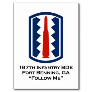 197th Infantry Follow Me Postcard