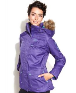 Helly Hansen Jacket, Hilton Hooded Faux Fur Trim Down Parka   Coats   Women