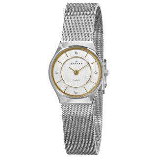 Skagen Women's 233XSGSCD Steel Silver Diamond Dial Watch at  Women's Watch store.