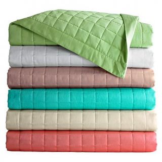 Carleton Varney 700 Thread Count Cotton Quilted Coverlet   Full