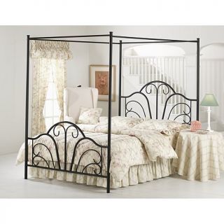 Hillsdale Furniture Dover Canopy Bed with rails  King