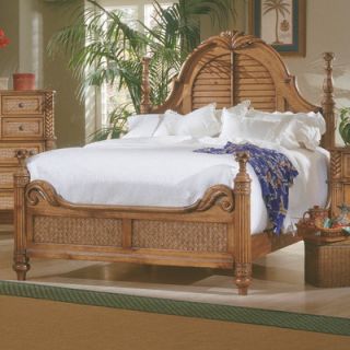 progressive furniture palm court low poster bed