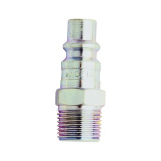 Milton H-Style 1/4in. Plug — 1/4in., MNPT, 2-Pk., Model# S-1839  Air Couplers   Plugs
