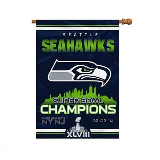 Super Bowl XLVIII Champions House Banner   Seahawks