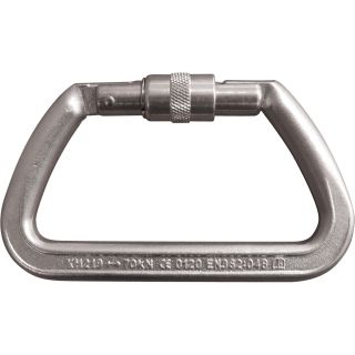 Portable Winch Steel Locking Carabiner — 15,500 Lb. Capacity, Model# PCA-1701  Winch Kits, Straps   Hooks
