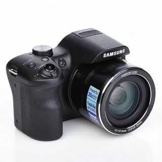 Samsung 16.2MP 35X Optical Zoom SLR Style Smart Camera with 8GB Memory Card and