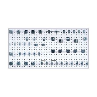 Triton 2-Pc. LocBoard Set — 24-In. x 24-In. Boards, 46 Hooks, Model# LB1-KIT  Pegboards
