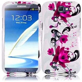BasAcc Purple Lily Case for Samsung Galaxy S Note 2 N7100 BasAcc Cases & Holders