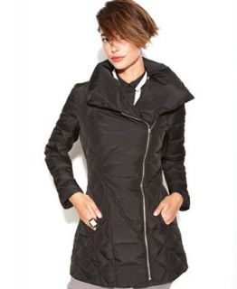 INC International Concepts Asymmetrical Quilted Puffer   Coats   Women