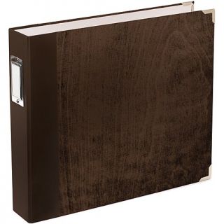 Project Life Collection D Ring Album   12" x 12"/Rain Edition Brown with Design