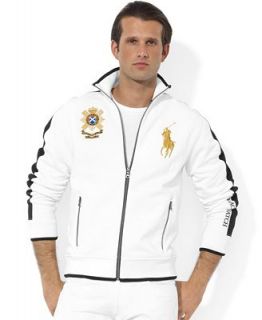 Polo Ralph Lauren Jacket, Black Watch Zip Up Fleece Mockneck Jacket   Hoodies & Fleece   Men