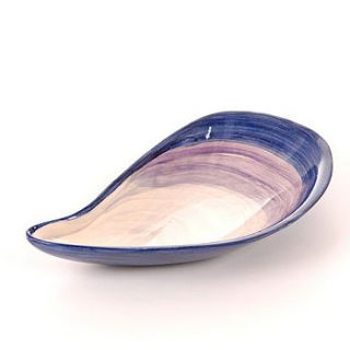mussel dish by the atlantic blanket company